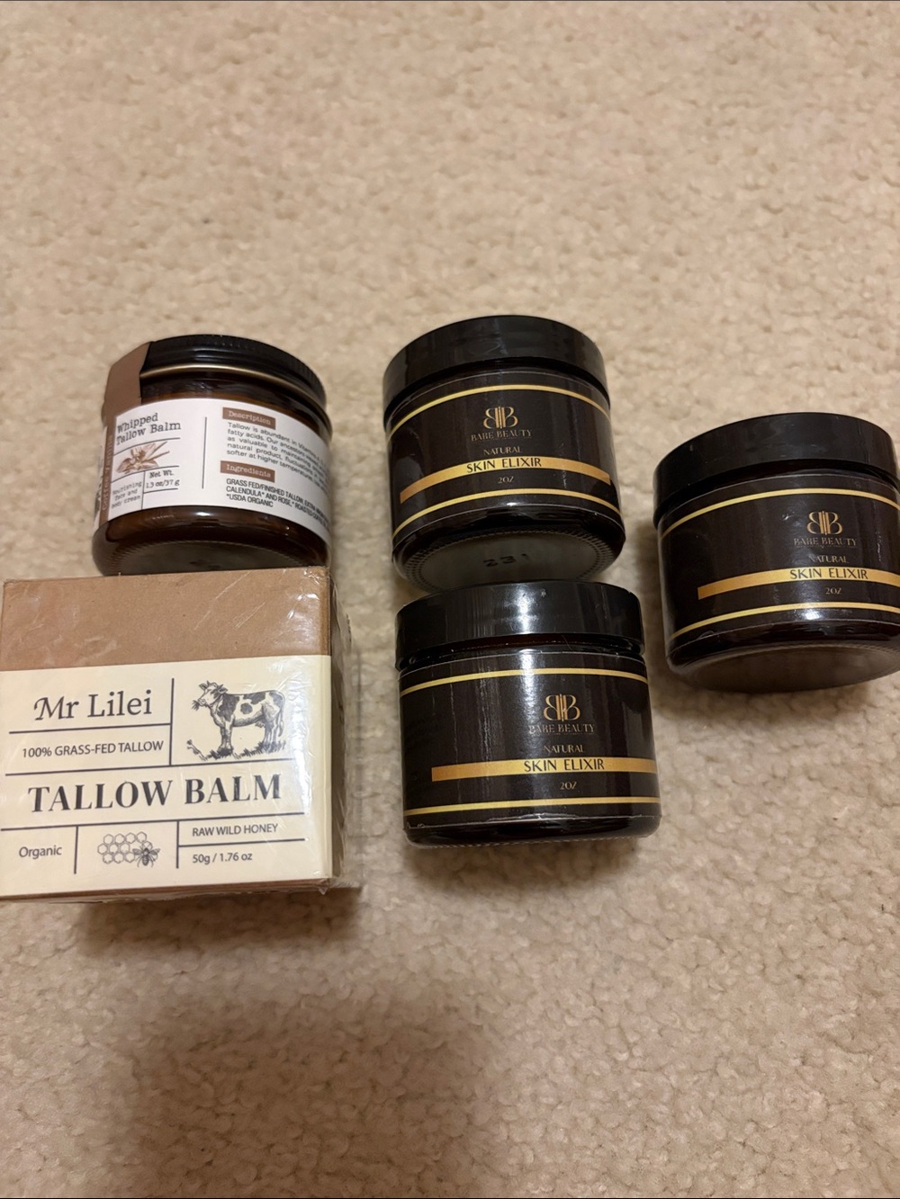 NIB Tallow Balm Bundle 5 jars!